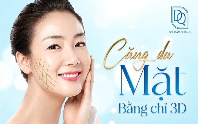 căng da mặt bằng chỉ 3D