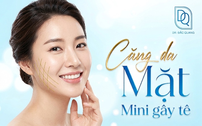 căng da mặt mini gây tê