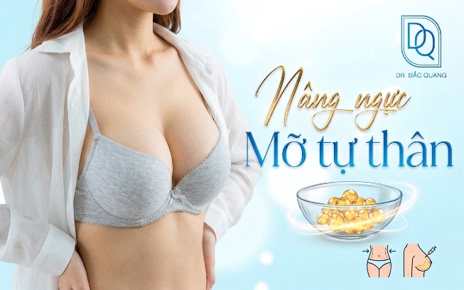nâng ngực mỡ tự thân