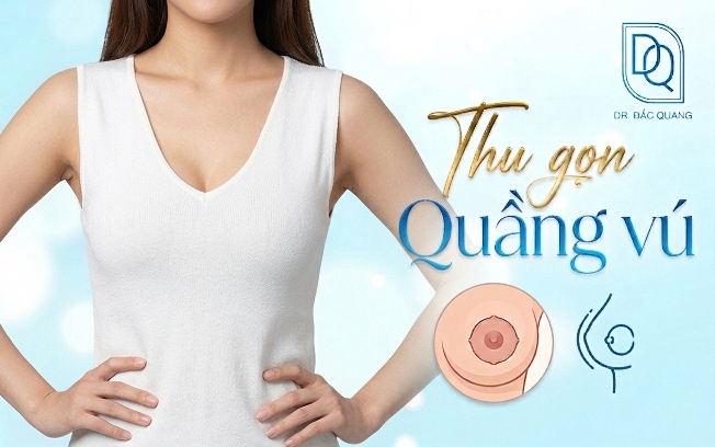 thu gọn quầng vú